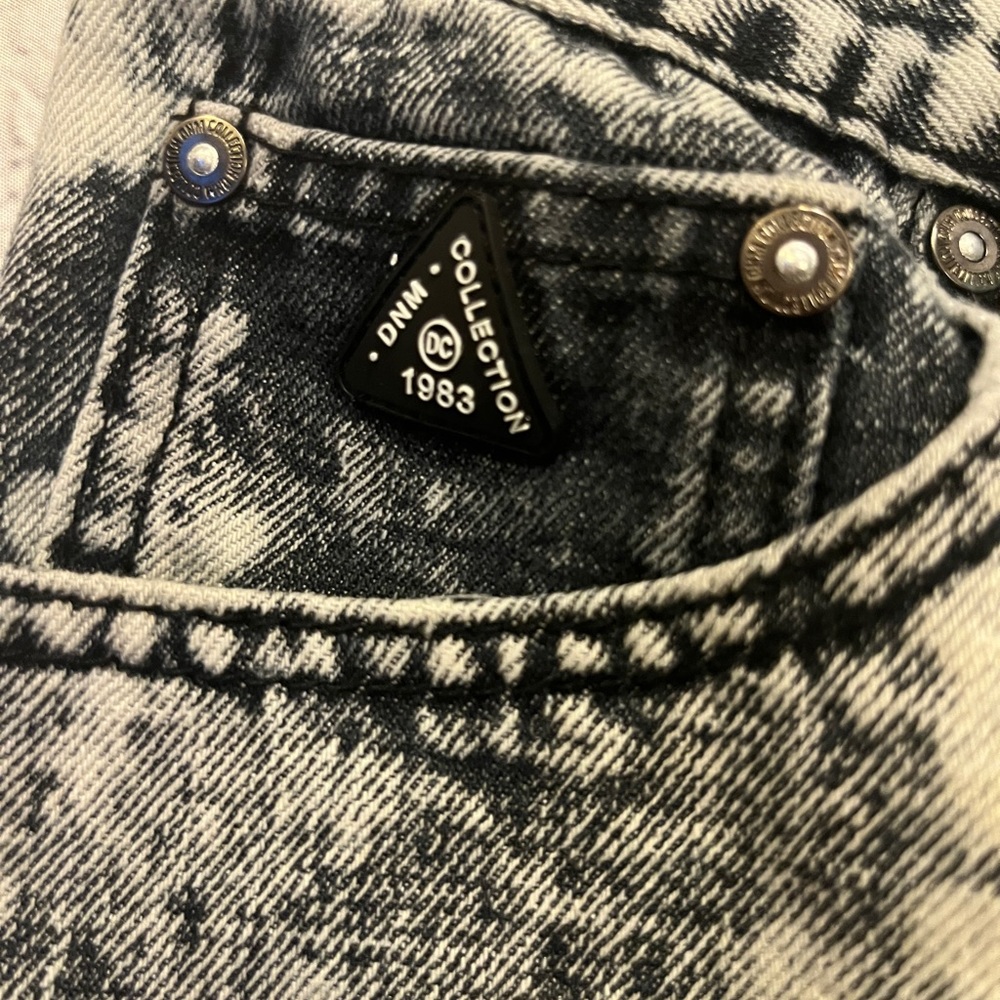 Distressed cut off jean shorts